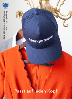 Cap with Changemaker written on it