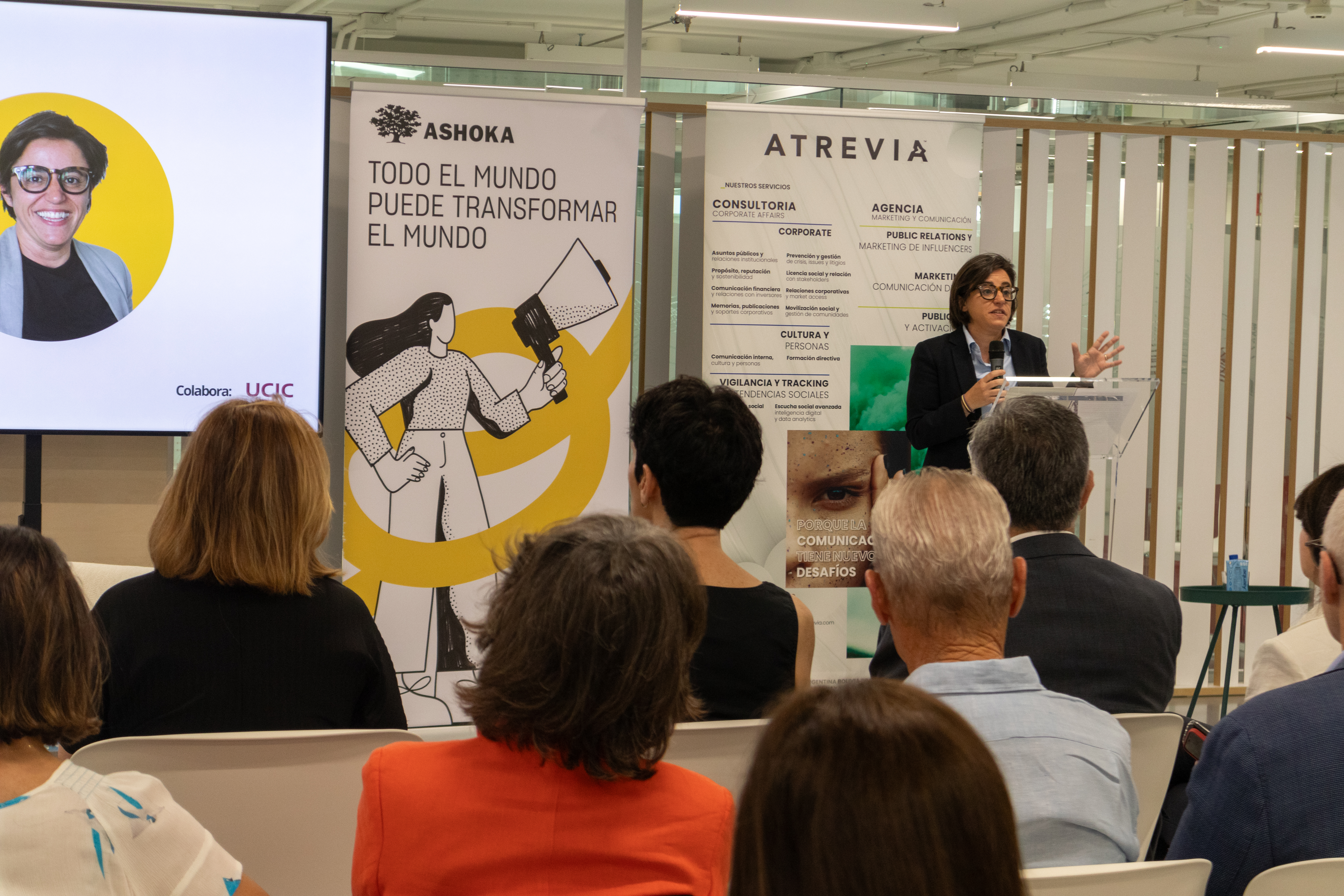 Irene Milleiro en el evento La Revolución de la Longevidad