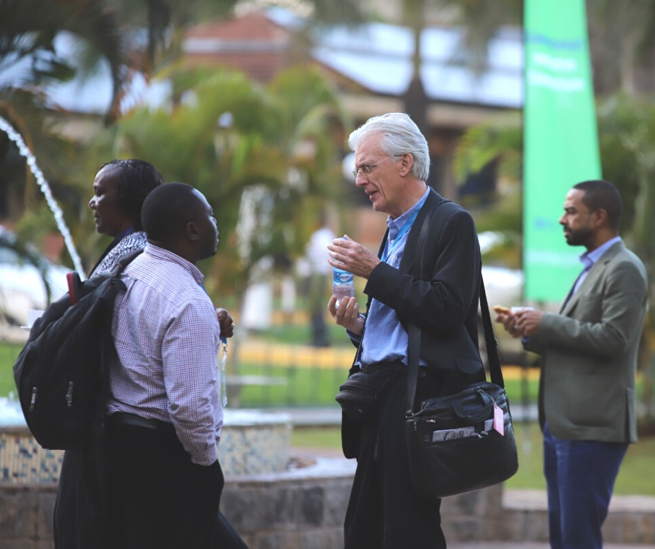 African fellows in conversation