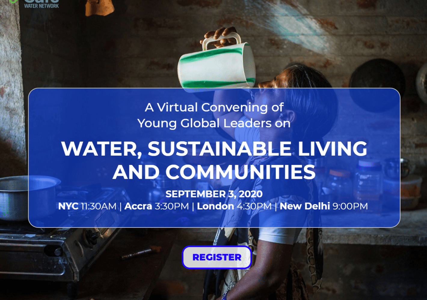 Water, Sustainability, and Communities event for Young Changemakers