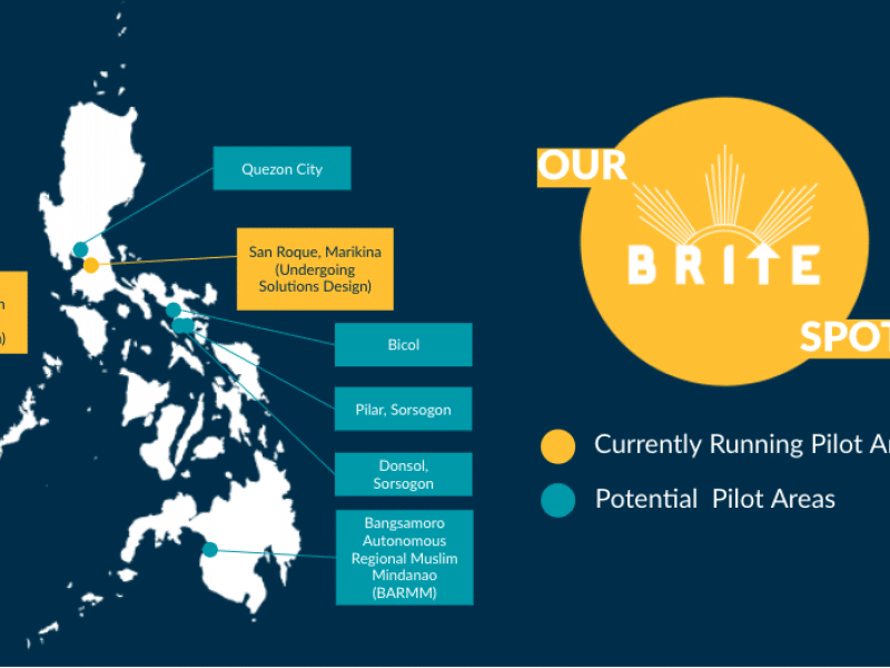 map of current brite pilots